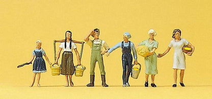 Preiser 10295 HO Scale People Working Female & Male Farm Workers