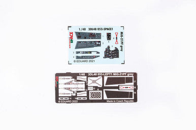 Eduard 3DL48053 1/48 MiG-21PF Grey Space for Eduard