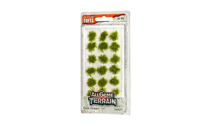 Woodland Scenics G6627 All Scale Dark Green Grass Tufts