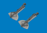 Eduard 632214 1/32 Bf 109G Undercarriage Legs PRINT Brassin for REVELL