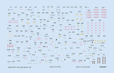 Eduard D48083 1/48 Decal MiG-23BN Stencils for Trumpeter