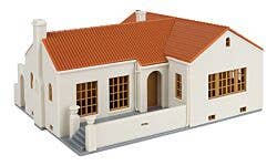 Walthers Cornerstone 933-3785 HO Mission-Style Bungalow Kit