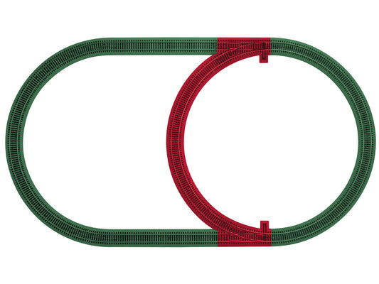 Lionel 49890 S Gauge American Flyer Fastrack Inner Passing Loop Add-On Pack