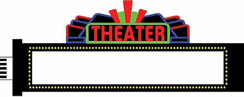 Miller Engineering 1181 O/S Scale Theater Sign