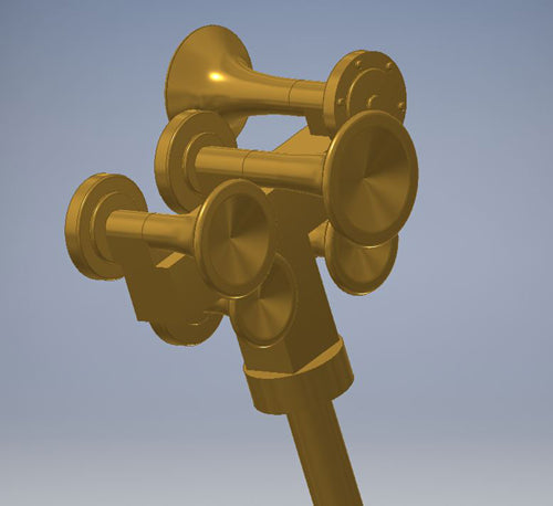 Cal Scale 653 Ho Nathan K5 Air Horn K5Hr2