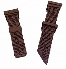 Bar Mills 4033 O Scale Tall Aged Chimneys -- pkg(2)