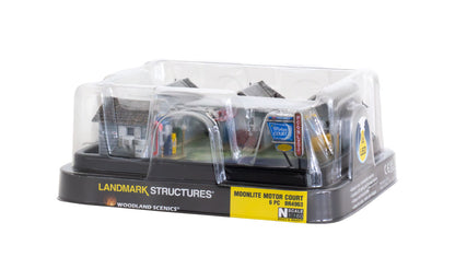 Woodland Scenics BR4963 All Scale N-Scale Moonlite Motor Court