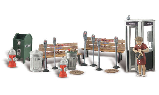 Woodland Scenics A2764 O Scale Street Accessories