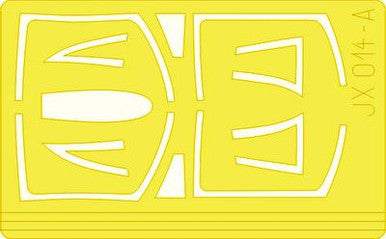 Eduard JX014 1/32 F-4 E/J Phantom Masking Sheet for Tamiya