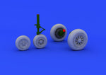Eduard 648181 1/48 F-104 Undercarriage Wheels Late for Hasegawa
