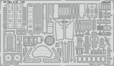 Eduard 491564 1/48 A-4C Photo Etched Set for HOBBY BOSS