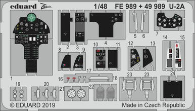 Eduard FE989 1/48 U-2A for AFV Club Photo Etch Detail Set