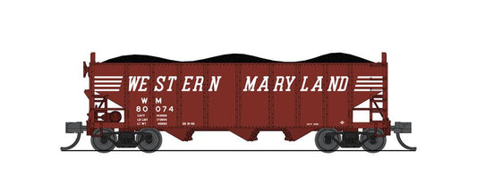 Broadway Limited 7157 N N&W 3Bay Hopper Wm 2Pk B