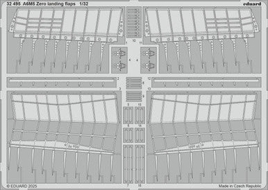 Eduard 32495 1/32 Zero Landing Flaps