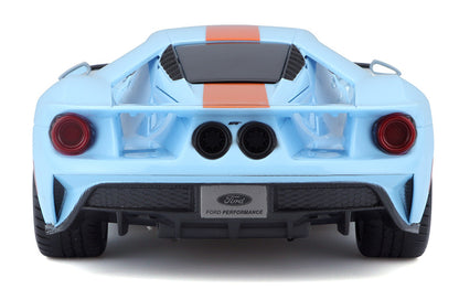 Maisto 82335BLOR 1/24 R/C 2019 Ford GT Heritage #9, Blue Orange
