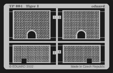 Eduard TP004 1/35 Tiger I for Tamiya Photo Etch Detail Set