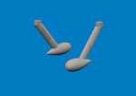 Eduard 624013 1/24 Brassin Bf 109G Balance Weights PRINT for AIRFIX