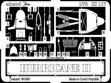 Eduard SS117 1/72 Hurricane Mk.II for Revell