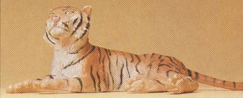 Preiser 47510 1/25 Scale Wild Animal Figures, 1/24 - 1/25 Scale Tiger
