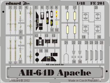 Eduard 49201 1/48 for HSG (Pre-Painted) Photo Etch Detail Set