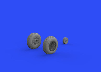 Eduard 648989 1/48 P-51B/C Wheels Block Tread Brassin