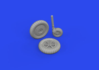 Eduard 672341 1/72 Bf 109G-2/G-4 Wheels for Bulged Wings PRINT Brassin