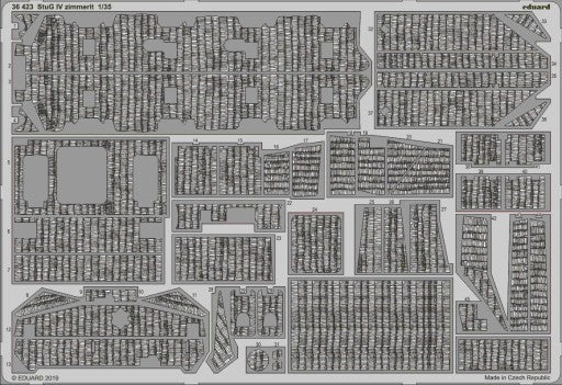 Eduard 36423 1/35 Armor- StuG IV Zimmerit for ACY