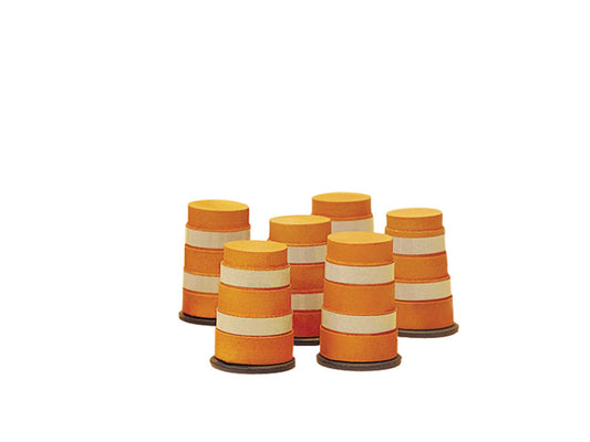 Lionel 32922 O Gauge Highway Barrels - Set Of Six
