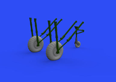 Eduard 648542 1/48 Early Wheels for ICM (Mask & Resin)