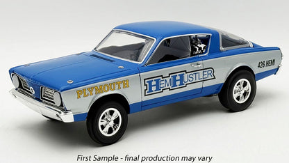 Acme A1806138 1/18 1966 Plymouth Barracuda Hemi Hustler – Limited Model