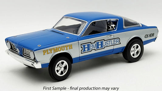 Acme A1806138 1/18 1966 Plymouth Barracuda Hemi Hustler – Limited Model