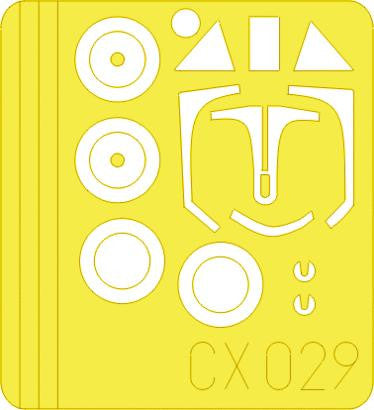 Eduard CX029 1/72 Mask Fw 190A for Tamiya Canopy Mask Set
