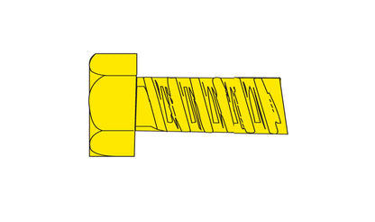 Woodland Scenics H870 All Scale Hex Head Screws 1-72 1/4 - 5 per pkg
