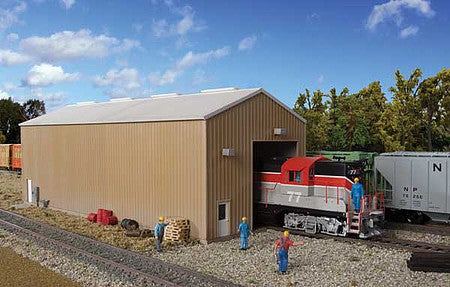 Walthers Cornerstone 933-2985 HO Scale Modern Single-Track Engine House -- Kit