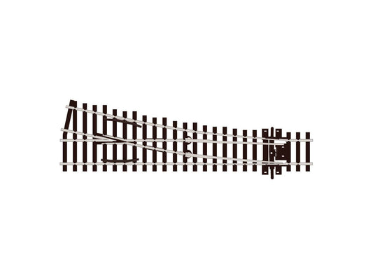 Peco SL-E191 HO Scale Code 75 Streamline Small Radius Turnout