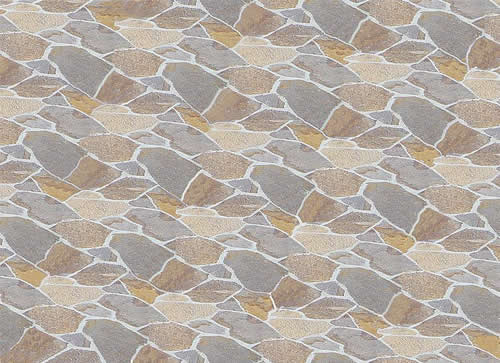 Faller 170627 HO Scale Embossed Panel Building Sheet -- Natural Stone (1 Piece)