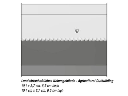 Noch 66715 HO Scale Agricultural Outbuilding Laser-Cut Kit