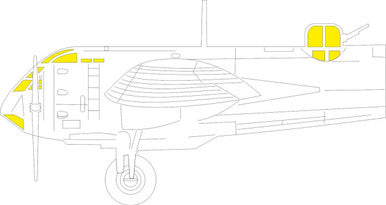 Eduard EX780 1/48 Mask Blenheim Mk. I TFace Canopy Mask Set for AIR
