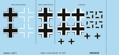 Eduard D48041 1/48 Fw 190A-3 National Insignia for EDUARD