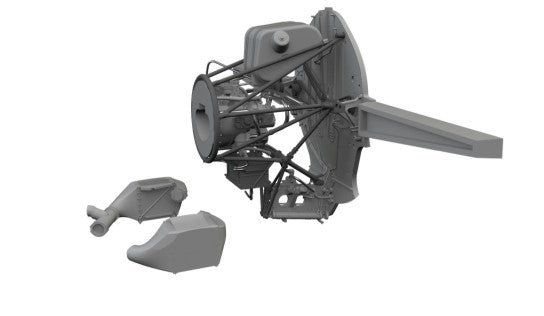 Eduard 648795 1/48 Aircraft- F4F3 Wheel Bay for EDU (Resin)