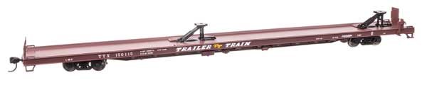 Walthers Mainline 5733 HO Scale 89' Channel Side Flatcar - Ready to Run -- Trail