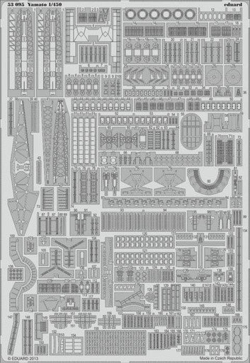 Eduard 53095 1/450 Yamato for HSG Photo Etch Detail Set