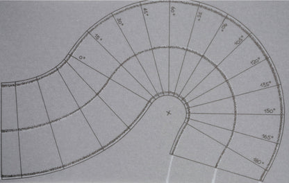 Noch 60707 HO Country Road Curve, Asphalt, Flexible Section