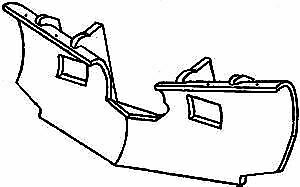Details West PL-233 HO Scale Snow Plows -- Southern Pacific, CSX