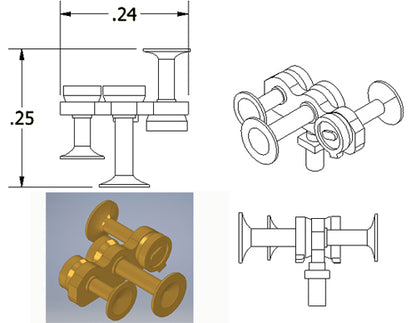 Cal Scale 672 Ho Nathan Air Horn M3R2