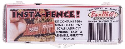 Bar Mills 43 S Scale Insta-Fence -- Approximately 160 Scale Feet
