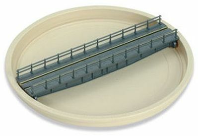 Peco NB55 N Scale Well-Type Turntable Kit -- Bridge Measures: 5-15/16" 151mm Long