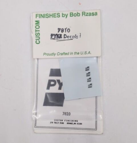 Custom Finishing 7810 HO Scale Decal Set -- For Pyke Utility Crane