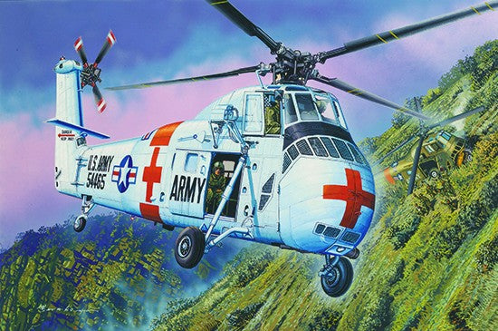 Trumpeter Scale Models 2883 1/48 CH34 US Army Rescue Helicopter (Formerly Galler