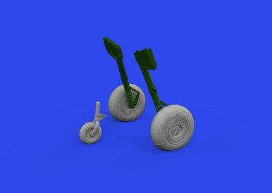 Eduard 672310 1/72 Brassin Bf 110E Wheels for Eduard